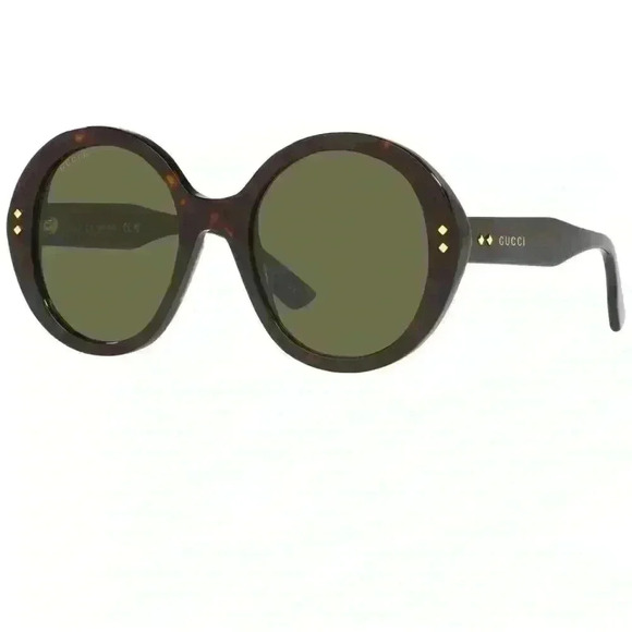 Gucci Havana Round Sunglasses - Picture 4 of 6